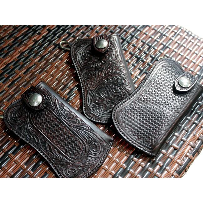 廃盤売り切り/iphoneXSケース カービングレザー茶・ポーチ/iphone8/iphone7/ギャラクシーs7 対応 |  | 08