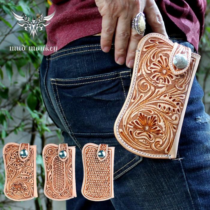 廃盤売り切り/iphoneXS ケース カービングレザーナチュラル・ポーチ/iphone8/iphone7/ギャラクシーs7 対応 | 