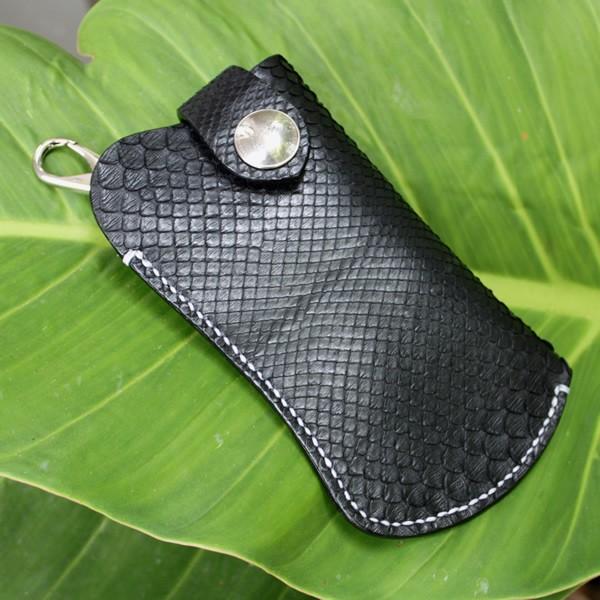 iphoneXSケース パイソンレザー/ブラック・ポーチ/iphone8/iphone7/ギャラクシーs7 対応 |  | 04