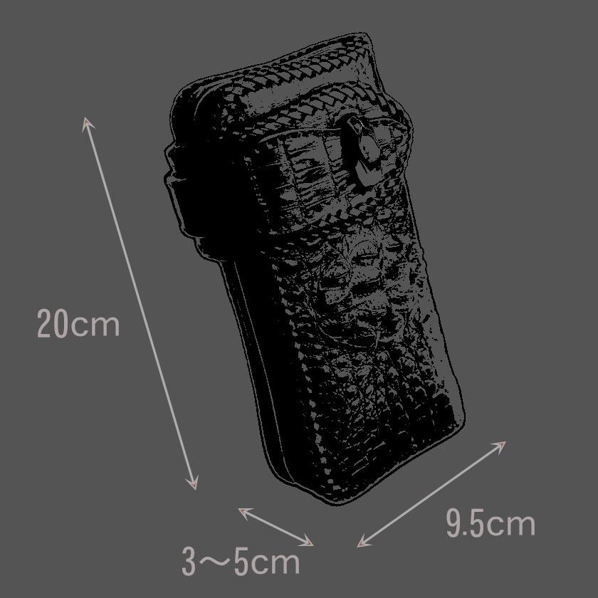 カイマンクラウン ワニ革 長財布 バイカーズウォレット/RIDERS |  | 07