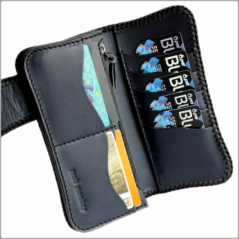 カイマンクラウン ワニ革 長財布 バイカーズウォレット/レッドアイシルバー925コンチョ RIDERS |  | 13