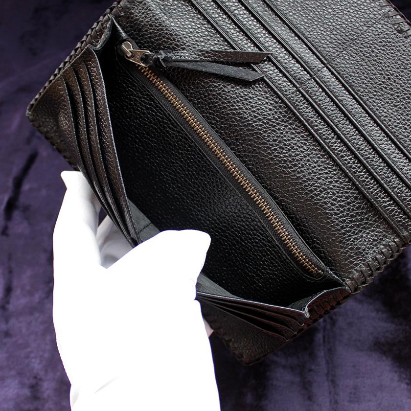 カイマンブラック・ワニ長財布/ブラックレース編み/Safari |  | 08