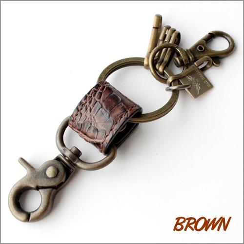 キーホルダー 革/クロコダイルレザー・6連フック SPIDER |  | 03
