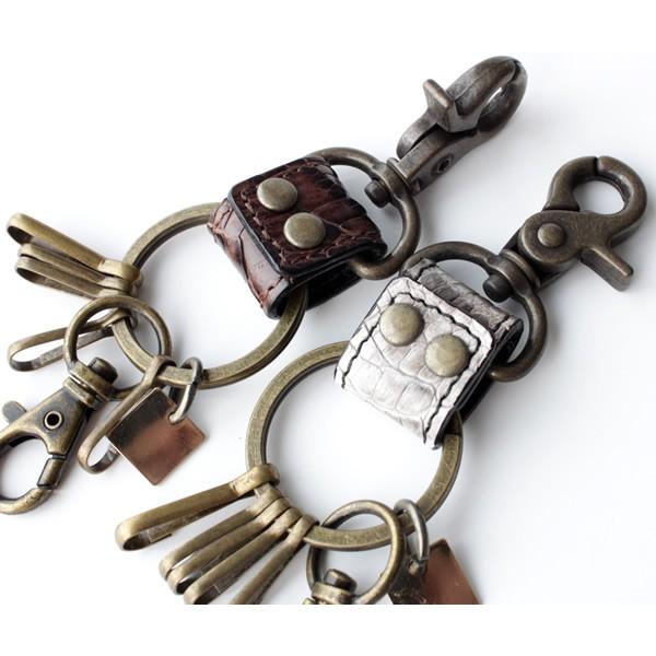 キーホルダー 革/クロコダイルレザー・6連フック SPIDER |  | 06