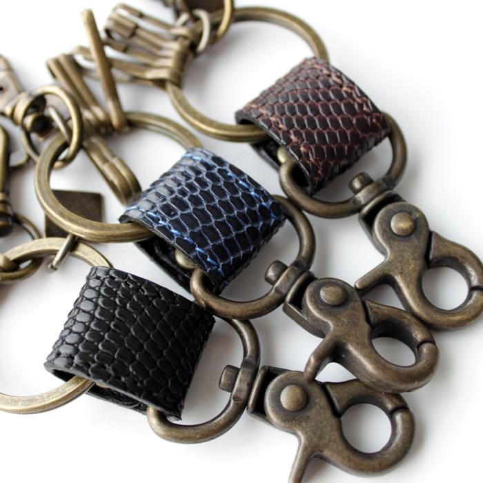 キーホルダー 革/リザードレザー・6連フック SPIDER |  | 03