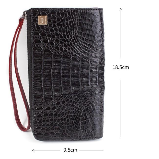 L字ラウンドファスナー長財布/ワニ革カイマン/ブラック |  | 04