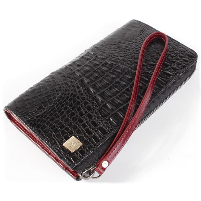 L字ラウンドファスナー長財布/ワニ革カイマン/ブラック |  | 07
