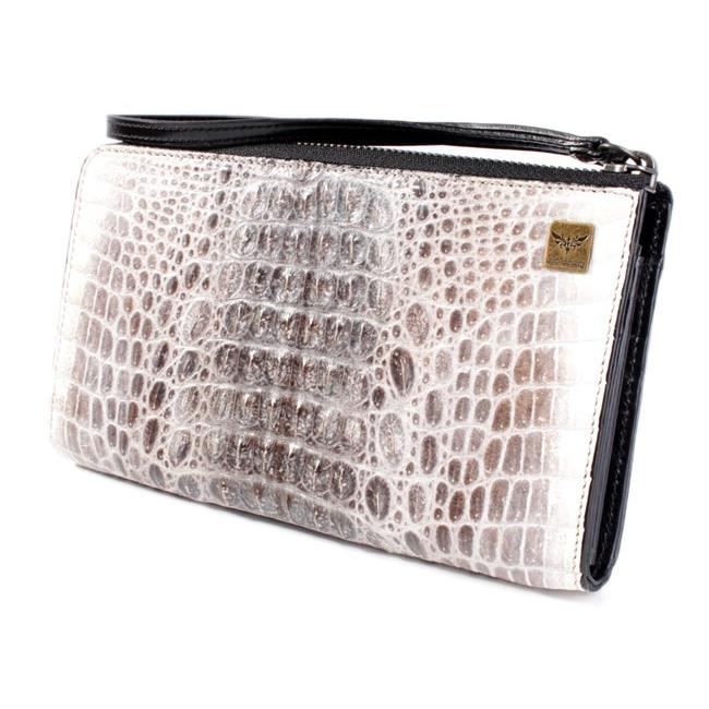 廃盤売り切りのため値下げ！L字ラウンドファスナー長財布/ワニ革カイマン/グレイ・ブルー・ボルドー・ビンテージホワイト |  | 10