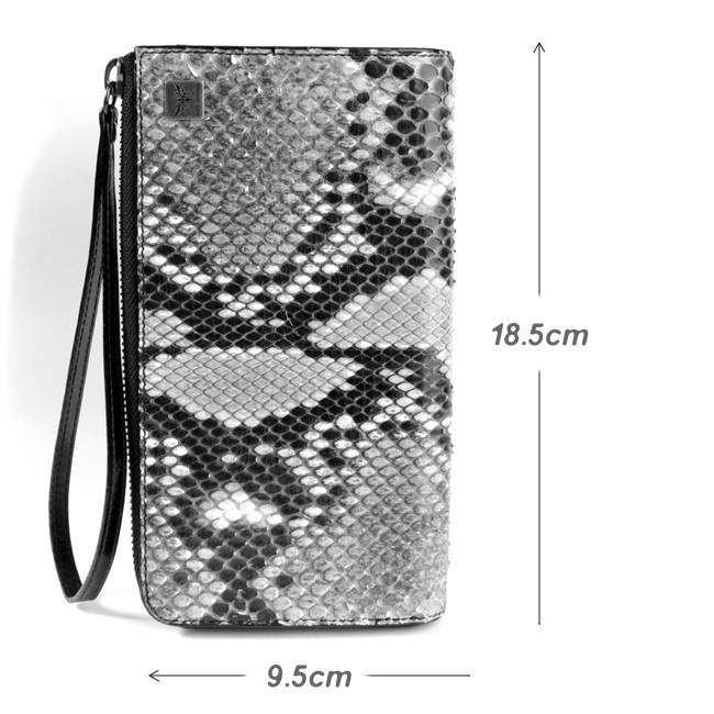 L字ラウンドファスナー長財布/パイソン/ナチュラル・レッド・ブラック |  | 03