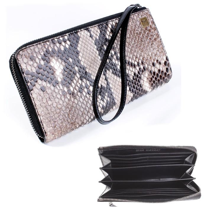 L字ラウンドファスナー長財布/パイソン/ナチュラル・レッド・ブラック |  | 04