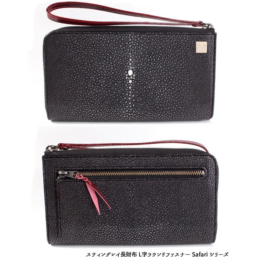 L字ラウンドファスナー長財布/スティングレイ・エイ/ブラック |  | 01