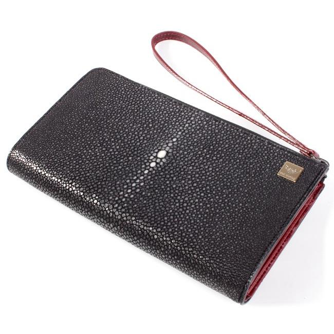 L字ラウンドファスナー長財布/スティングレイ・エイ/ブラック |  | 03