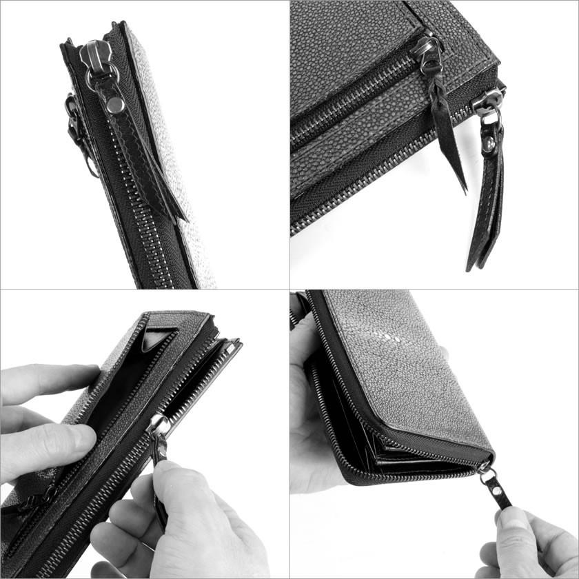 L字ラウンドファスナー長財布/スティングレイ・エイ/パープルネイビー |  | 10