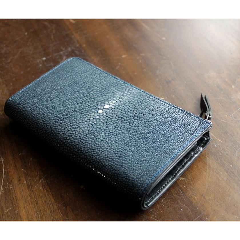 L字ラウンドファスナー長財布/スティングレイ・エイ/パープルネイビー |  | 08