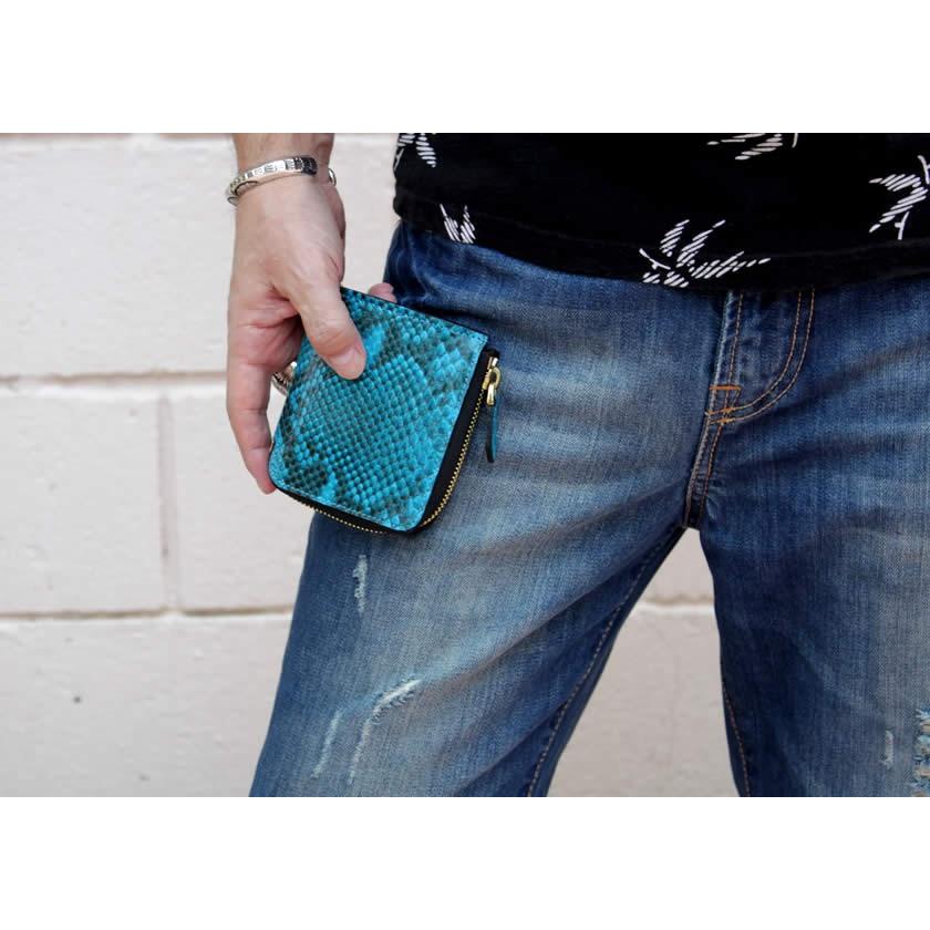 ミニ財布 小さい財布 ミニウォレット L字ファスナー・パイソン/スモールウォレット・小さい財布 |  | 11