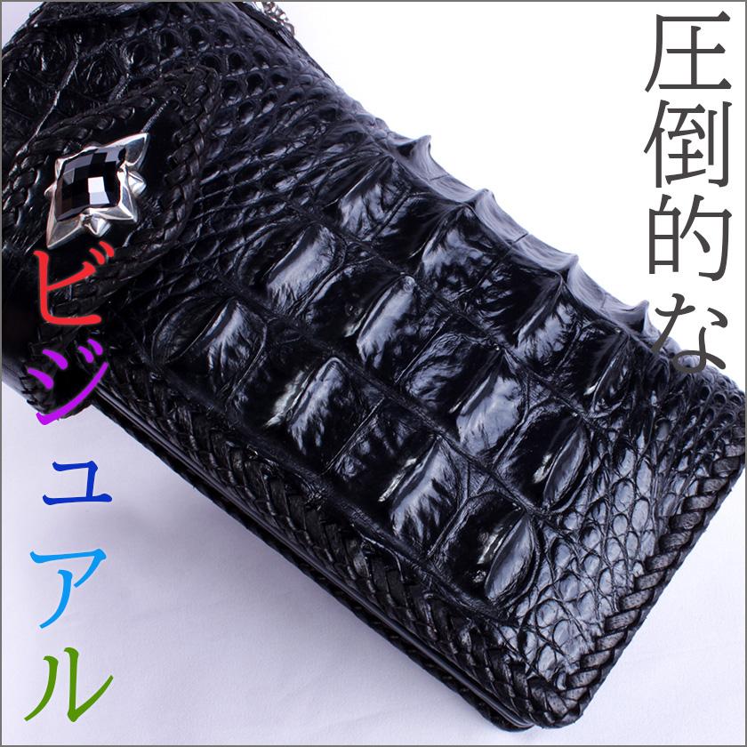 クロコダイル 長財布 背面ホーンバックTYPE2・ブラック/コンチョ 限定スペシャルカスタム MUNI |  | 06