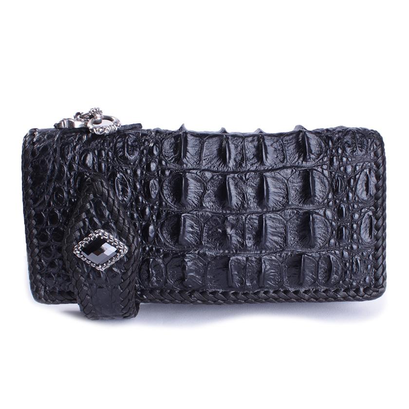 クロコダイル 長財布 背面ホーンバック・ブラック/コンチョ 限定スペシャルカスタム MUNI |  | 06