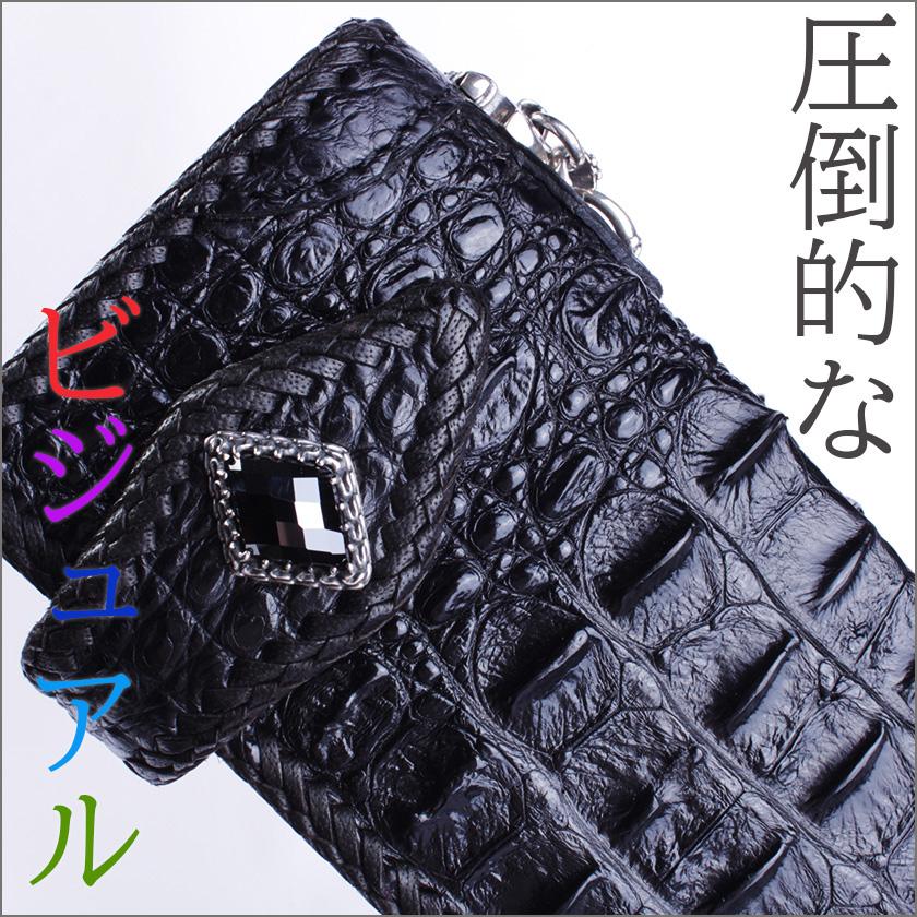クロコダイル 長財布 背面ホーンバック・ブラック/コンチョ 限定スペシャルカスタム MUNI |  | 07