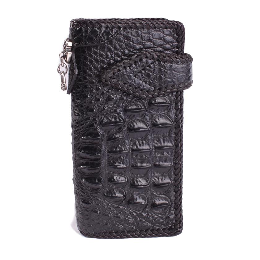 クロコダイル 長財布 クラウンホーンバック・ブラック/コンチョGrabオニキス MUNI |  | 01