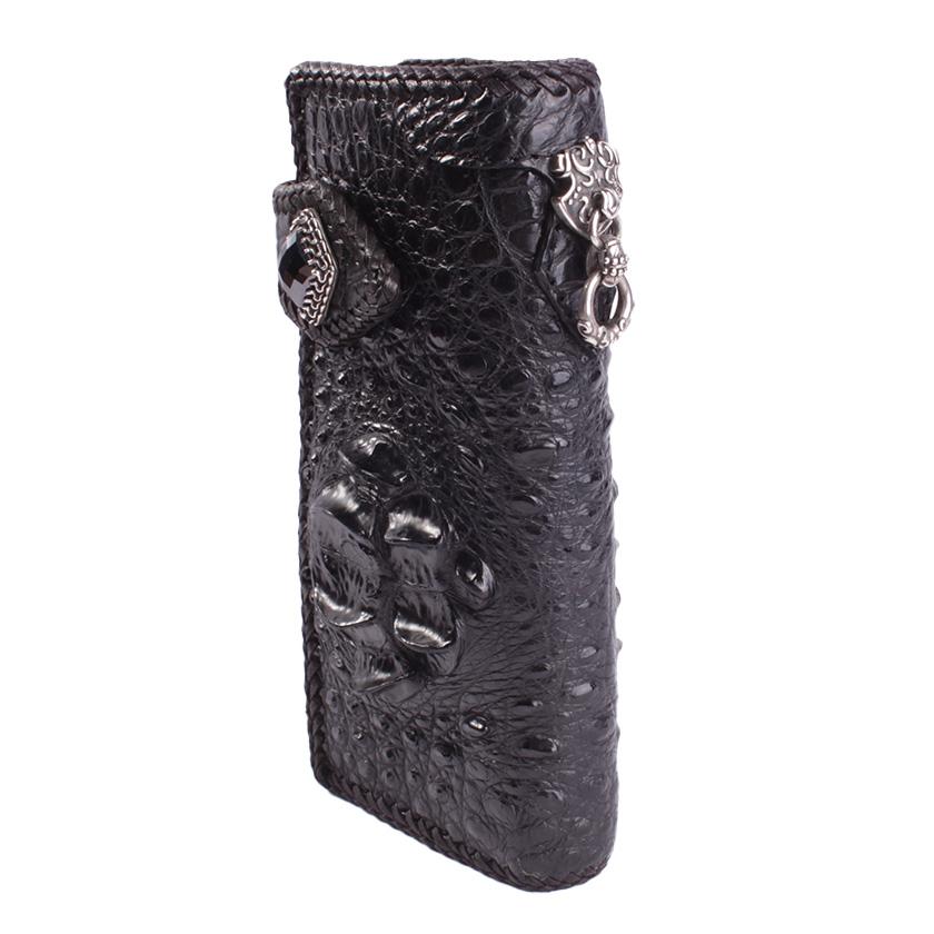 クロコダイル 長財布 クラウンホーンバック・ブラック/コンチョGrabオニキス MUNI |  | 02