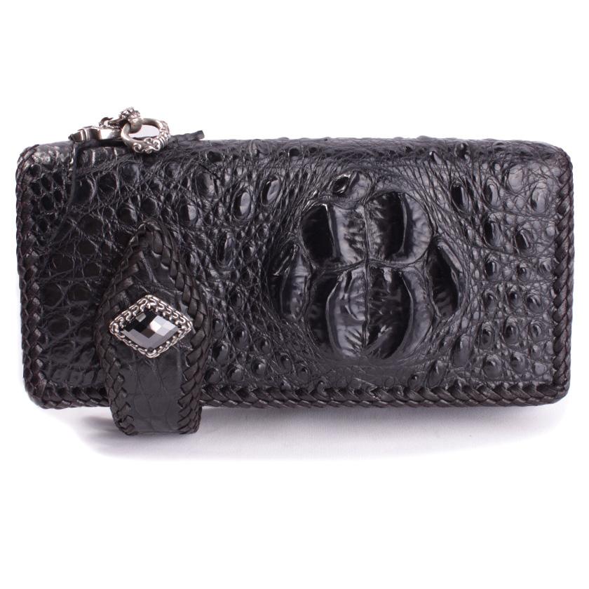 クロコダイル 長財布 クラウンホーンバック・ブラック/コンチョGrabオニキス MUNI |  | 11