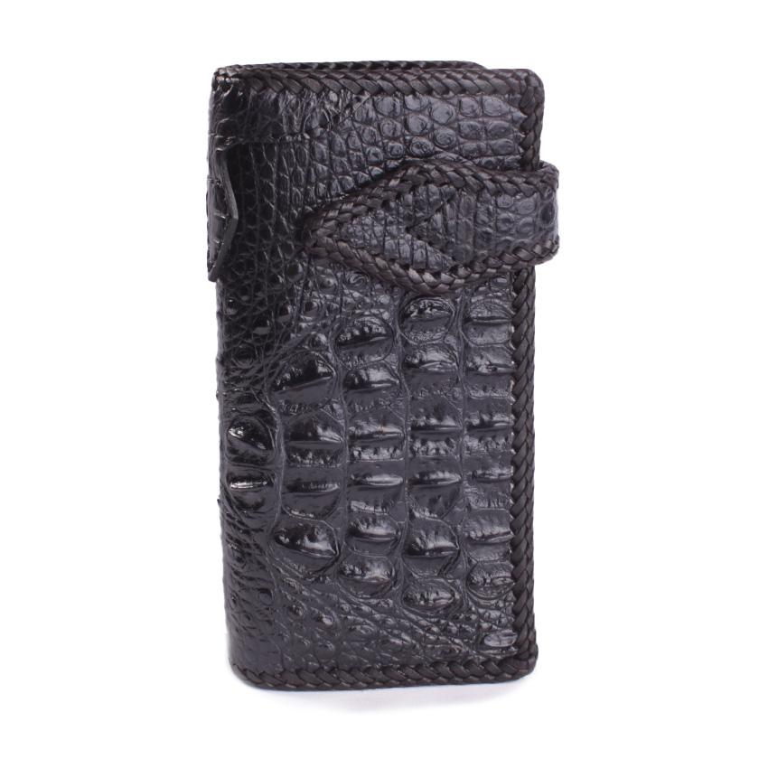 クロコダイル 長財布 クラウンホーンバック・ブラック/コンチョStarオニキス MUNI |  | 03