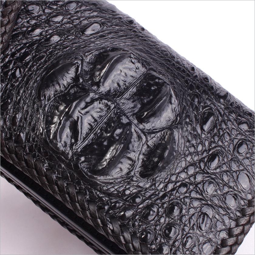 クロコダイル 長財布 クラウンホーンバック・ブラック/コンチョStarオニキス MUNI |  | 05