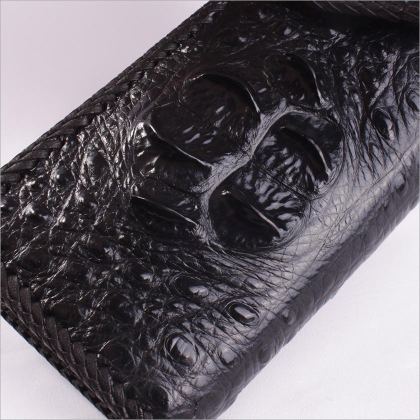 クロコダイル 長財布 クラウンホーンバック・ブラック/コンチョLilyGothicCZブラック MUNI |  | 06