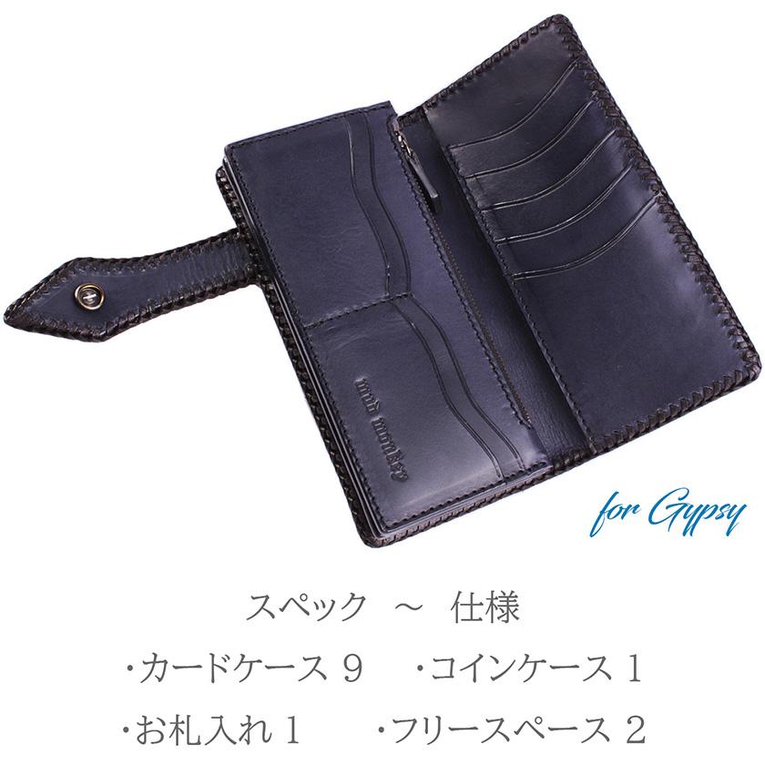 クロコダイル 長財布 クラウンホーンバック・ブラック/コンチョLilyGothicクリスタル MUNI |  | 07