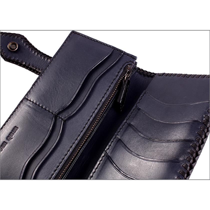 クロコダイル 長財布 クラウンホーンバック・ブラック/コンチョLilyGothicクリスタル MUNI |  | 09