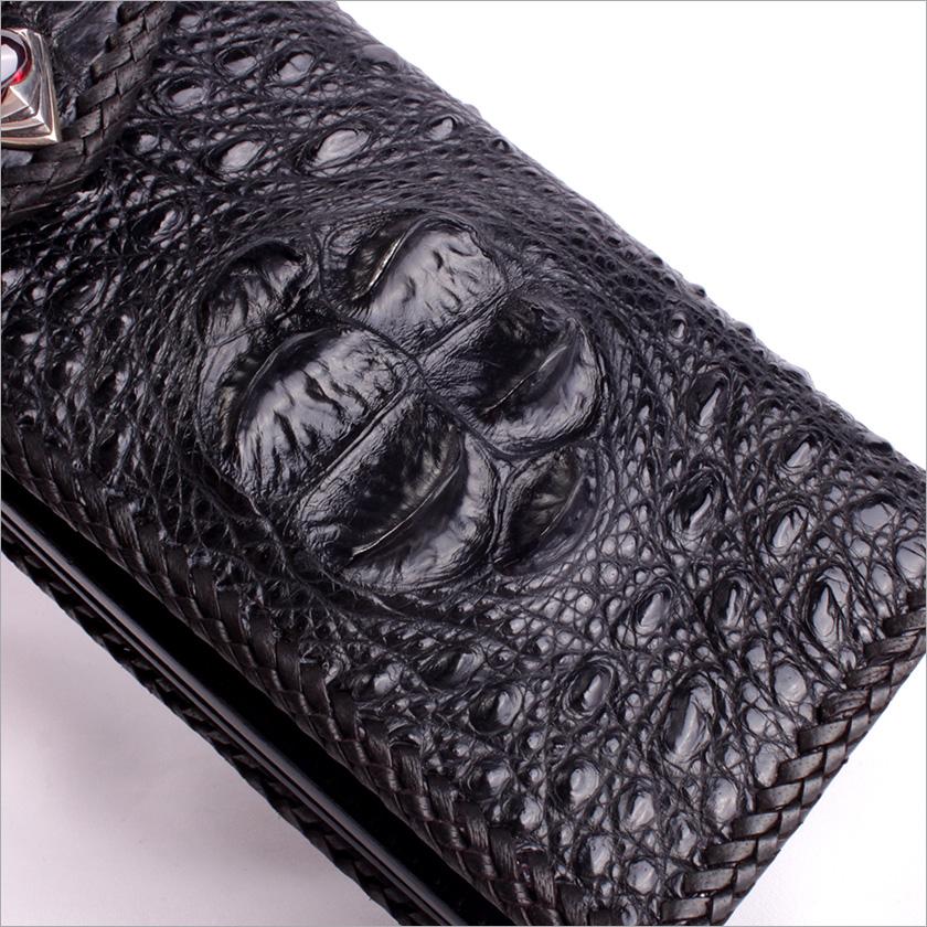 クロコダイル 長財布 クラウンホーンバック・ブラック/コンチョRedアイ MUNI |  | 05