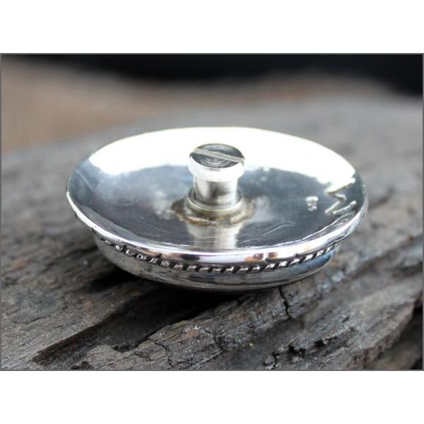 コンチョ ボタン/シルバー925/ビッグオーバル・オニキス・タイガーアイ・ブルーターコイズ |  | 04