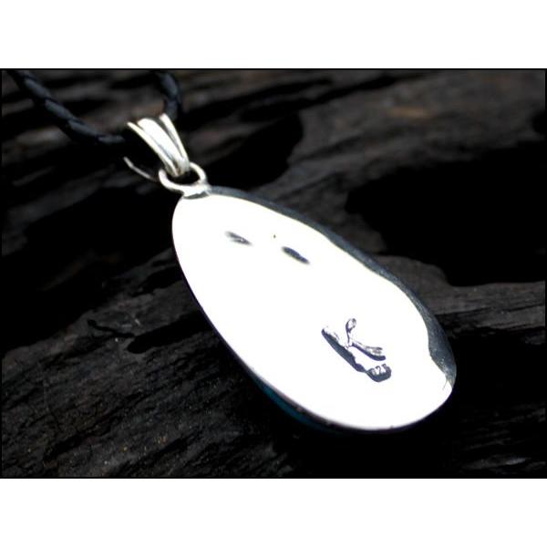 シルバー925ペンダント/ティアードロップ・天然石　Navajo design |  | 05