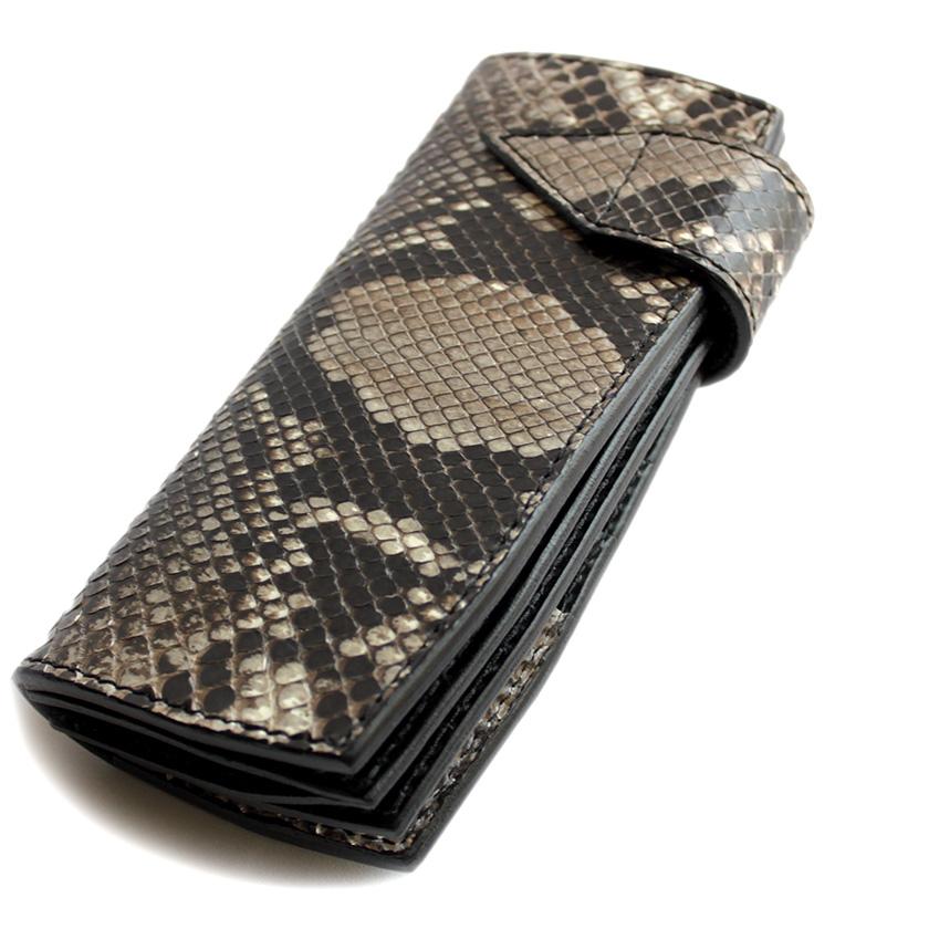 パイソン 長財布 バイカーズウォレット・サドルブラック・インナーパイソン KATANA /コンチョコインエリザベス |  | 10