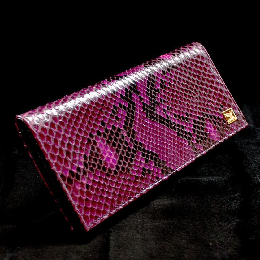 パイソン・長財布/パープルピンク/ベリーカット/Safari |  | 01