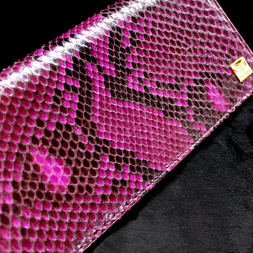 パイソン・長財布/パープルピンク/ベリーカット/Safari |  | 04