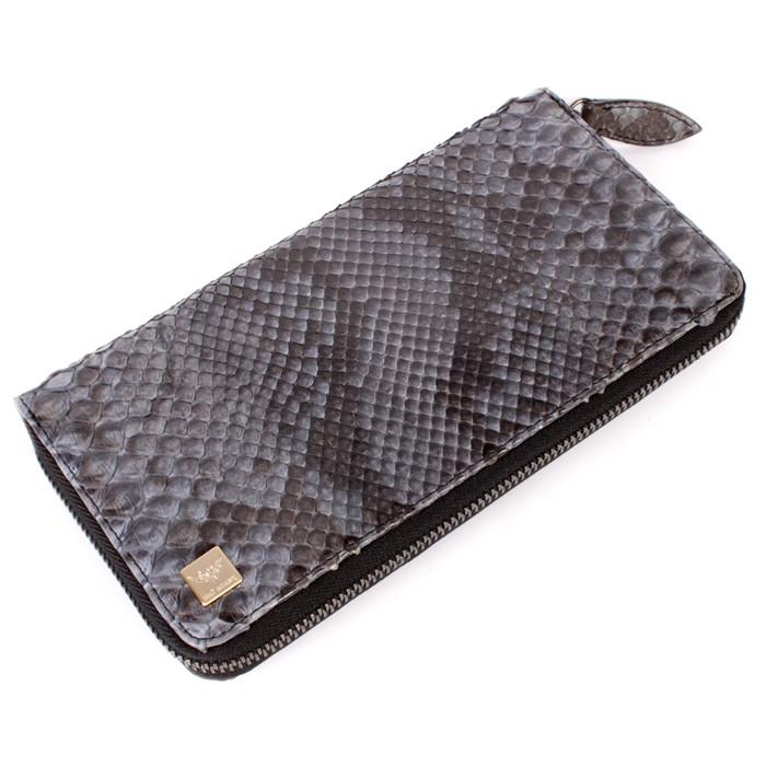 フルラウンドファスナー長財布/蛇革パイソン・グレー |  | 03