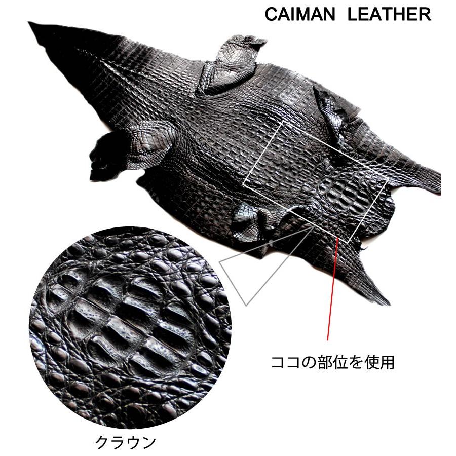 二つ折り財布/ワニ革・サドルレザー/ショートウォレット/カイマンクラウン |  | 10