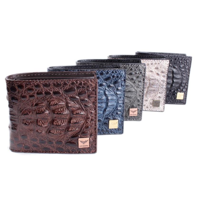 二つ折り財布/ワニ革・サドルレザー/ショートウォレット/カイマンクラウン |  | 06