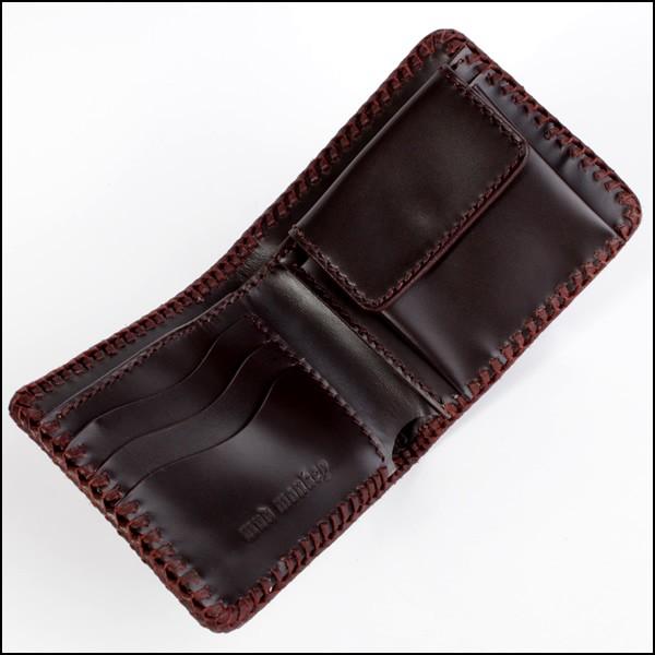 バイカーズウォレット 二つ折り財布 カービングウォレット