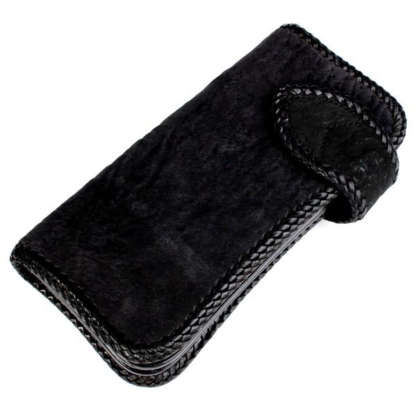 バイカーズウォレット 長財布 シャーク 長財布 メンズ マットブラック/コンチョmudゴシック |  | 02