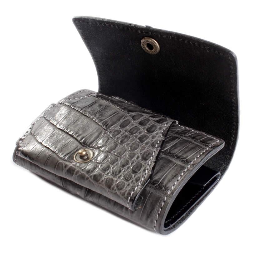 ミニ財布 小さい財布 ミニウォレット ・ワニ革カイマンレザー/スモールウォレット/コンパクト財布 |  | 14