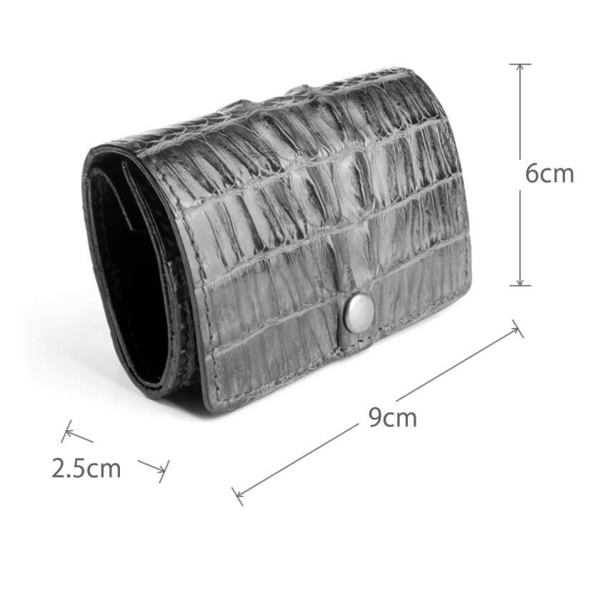 ミニ財布 小さい財布 ミニウォレット ・ワニ革カイマンレザー/スモールウォレット/コンパクト財布 |  | 17