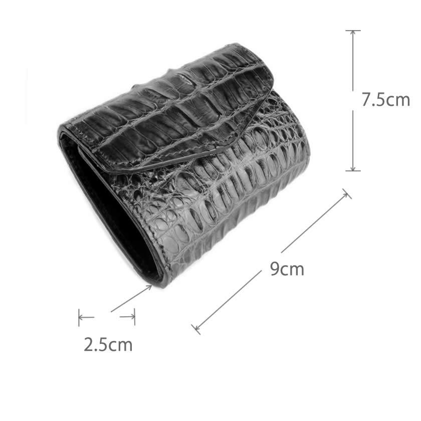 ミニ財布 小さい財布 ミニウォレット・ワニ革カイマン/スモールウォレット/三つ折り財布・Ｖ型 |  | 19