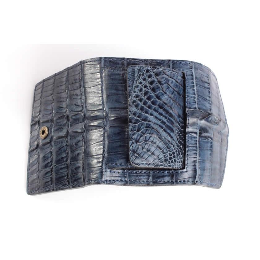 ミニ財布 小さい財布 ミニウォレット・ワニ革カイマン/スモールウォレット/三つ折り財布・Ｖ型 |  | 06