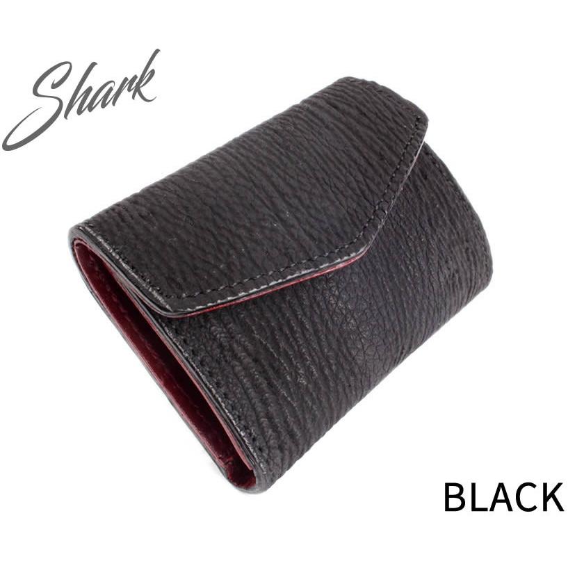 ミニ財布 小さい財布 ミニウォレット・鮫革シャークレザー/スモールウォレット/三つ折り財布・Ｖ型 |  | 04