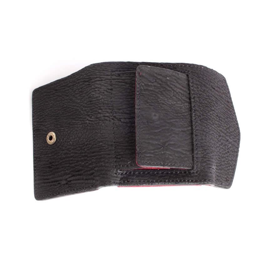 ミニ財布 小さい財布 ミニウォレット・鮫革シャークレザー/スモールウォレット/三つ折り財布・Ｖ型 |  | 06