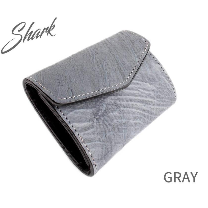 ミニ財布 小さい財布 ミニウォレット・鮫革シャークレザー/スモールウォレット/三つ折り財布・Ｖ型 |  | 08