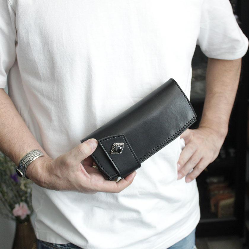 【希少/良品✨】クライミー バイカーズ ウォレット コンチョ レザー 長財布 黒 希少/良品✨】クライミー バイカーズ ウォレット コンチョ