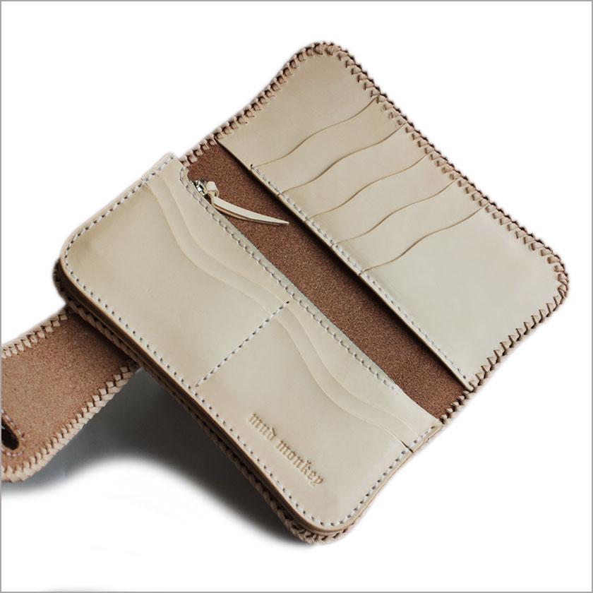 バイカーズウォレット 栃木レザー ヌメ革 長財布 ライダースウォレット コンチョコインエリザベス |  | 08